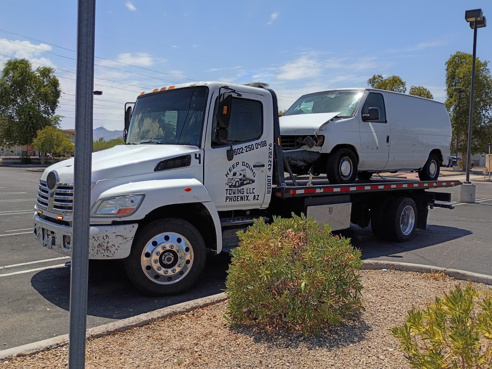 Keep Going Towing removing an unwanted vehicle in Phoenix